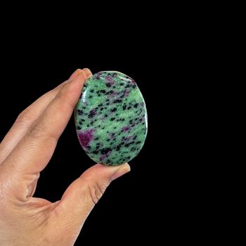 Ruby Zoisite Palm Stone